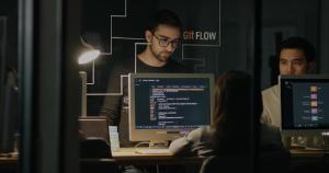 Processos de Desenvolvimento Eficientes com Git Flow: O Guia Definitivo para Equipes - Visionnaire | Fábrica de Software